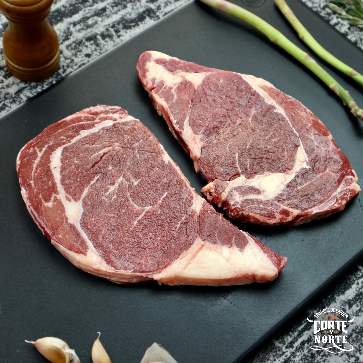 RIB EYE PAQUETE DE 2 PIEZAS 700-720 GRS.