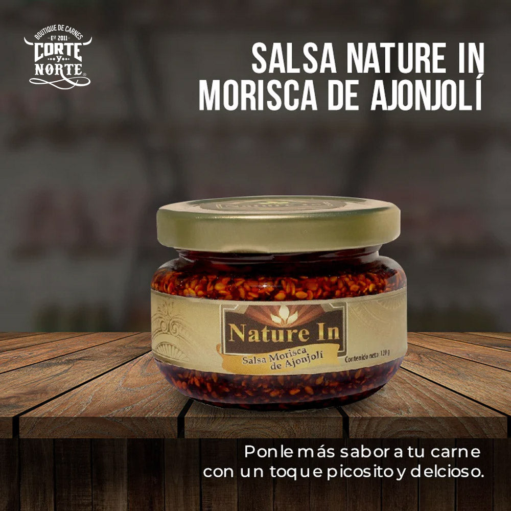 SALSA MORISCA CON AJONJOLI 120 GRS NATURE IN