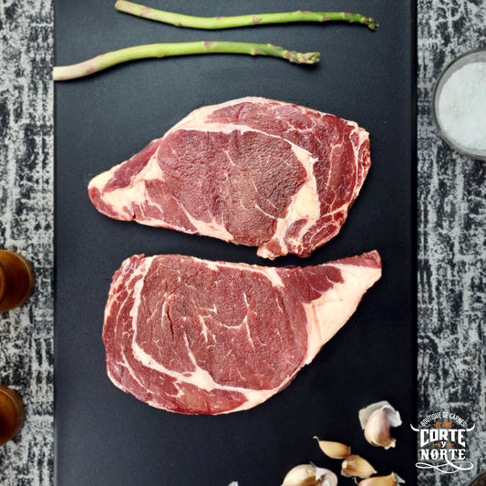 RIB EYE PAQUETE DE 2 PIEZAS 700-720 GRS.