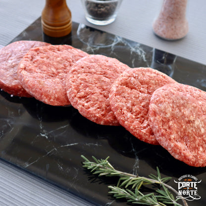 PAQUETE DE CARNE PARA HAMBURGUESA 80/20 5 pz. 850
