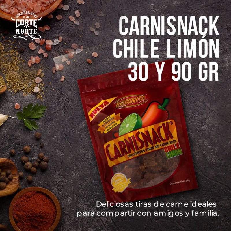 CARNISNACK CHILE LIMON 90 GRS.