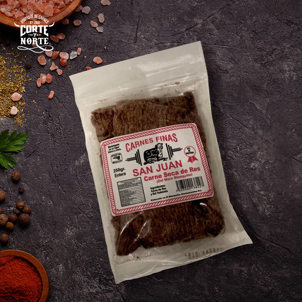 CARNE SECA LAMINADA SAN JUAN 250 GRS.